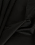 Black Plain Cotton Fabric 189 - Fabrics4Fashion