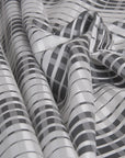 Techno Silver Check 1953 - Fabrics4Fashion