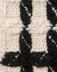 Ivory Black Check Coating Fabric 201 - Fabrics4Fashion