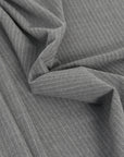 Ash Grey Pinstripe Stretchy Wool 2280 - Fabrics4Fashion