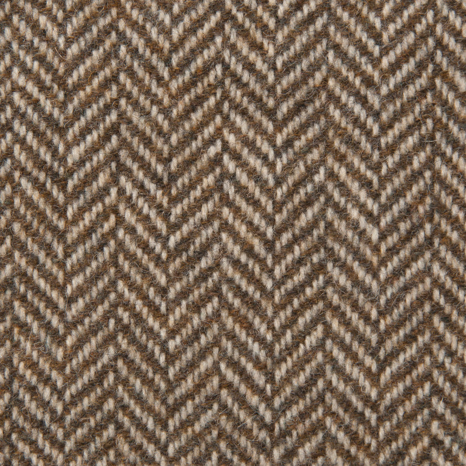 Olive Green Herringbone Tweed 229 - Fabrics4Fashion