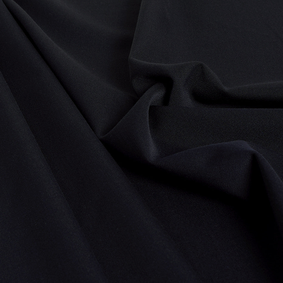 Navy Wool/Poly Fabric 2302 - Fabrics4Fashion