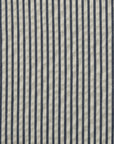 Navy/White Stripes Cotton 2307 - Fabrics4Fashion