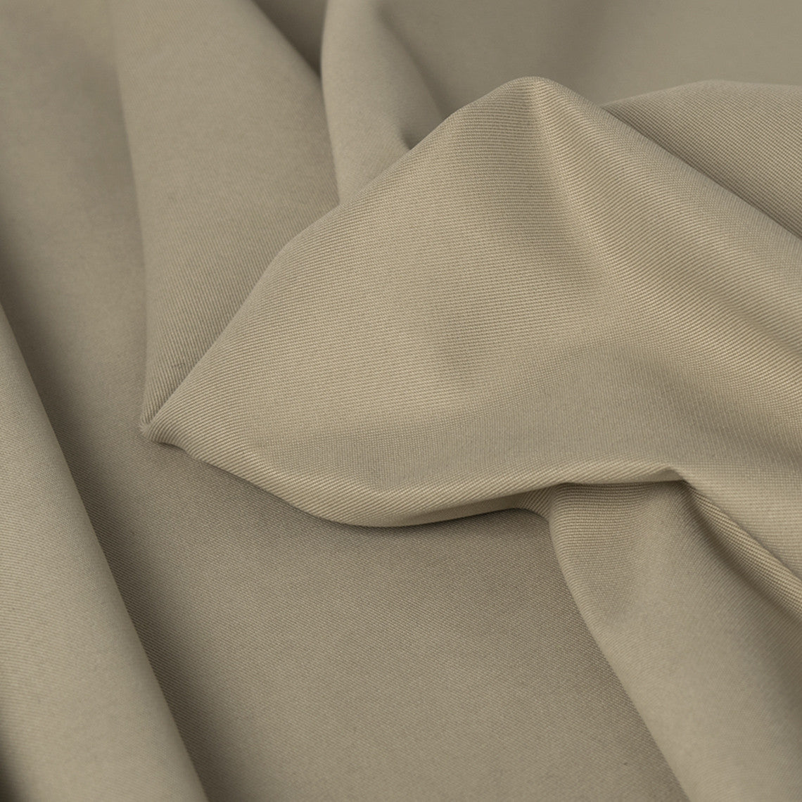 Tissu gabardine polyester - Beige clair