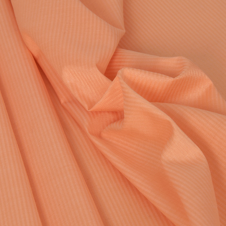 Salmon Fancy Poplin 2333 - Fabrics4Fashion