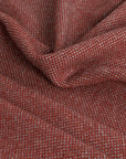 Red and Grey Wool Fabric 2380 - Fabrics4Fashion