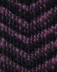 Purple and Grey Herringbone Wool 243 - Fabrics4Fashion
