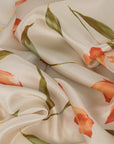 Floral Watercolor Printed Satin 2481 - Fabrics4Fashion