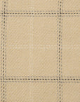 Beige Check Stretch Silk Blend 278 - Fabrics4Fashion