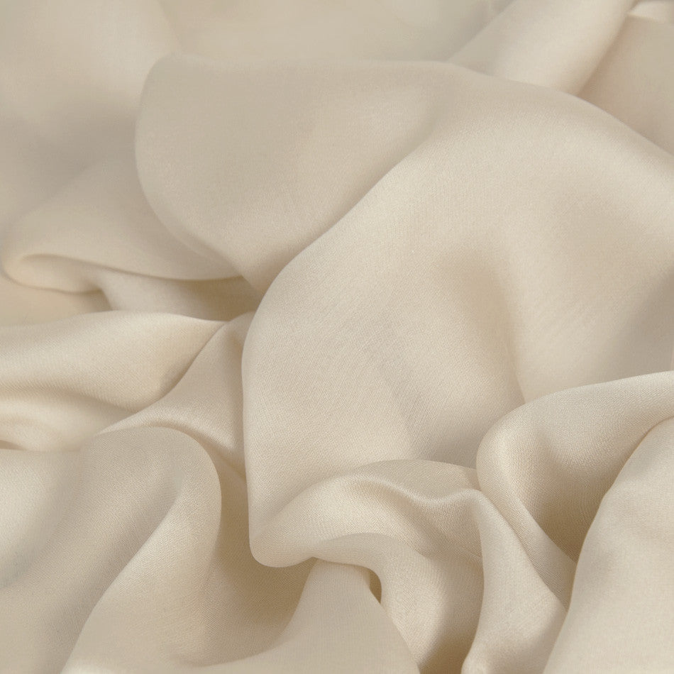 Cream Chiffon Silk 280 - Fabrics4Fashion