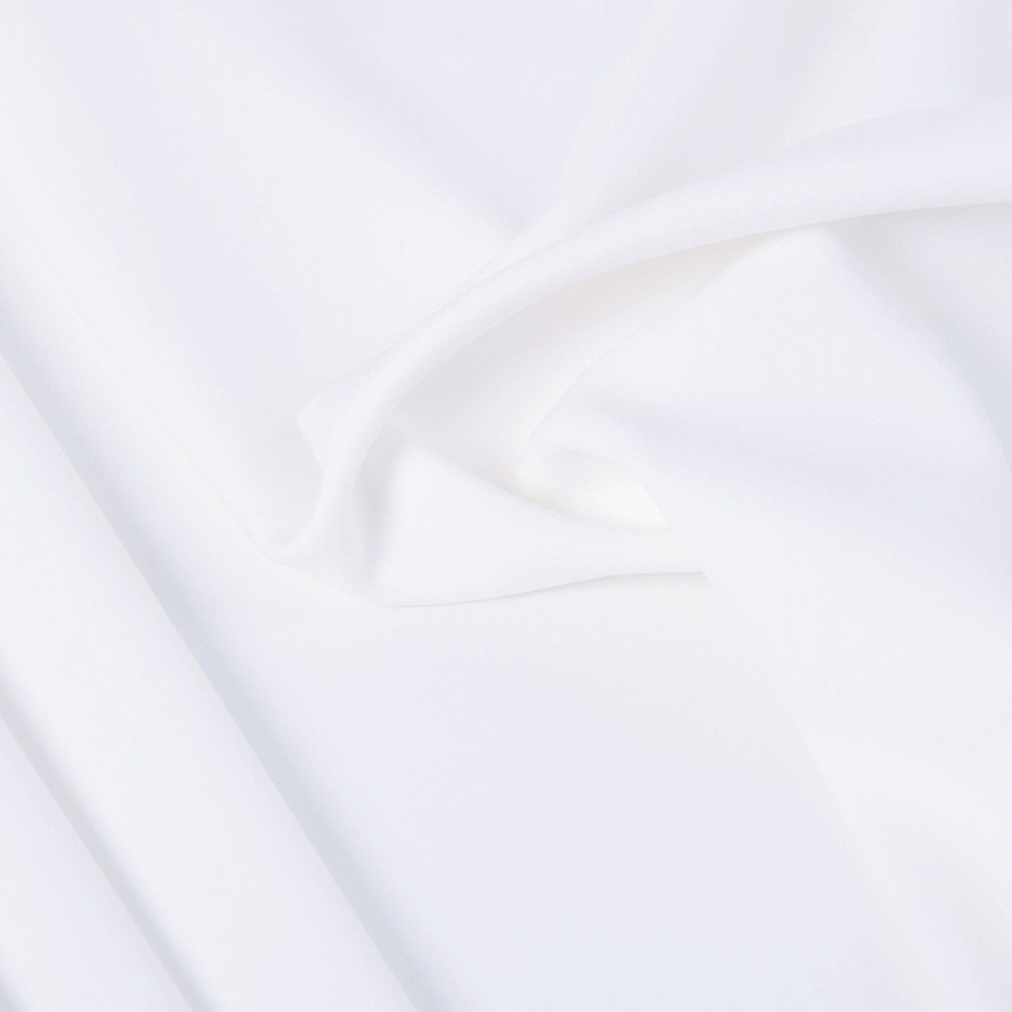 White crepe 100% wool fabric