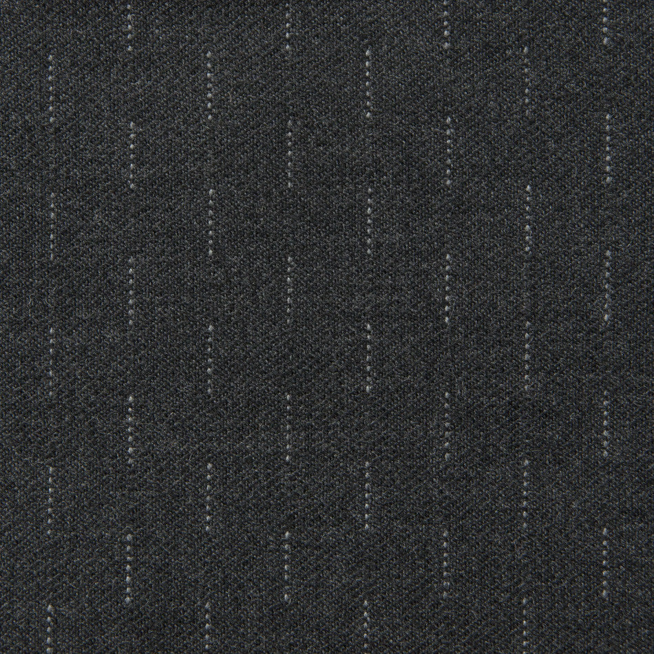 Grey Pinstripe Suiting Flannel 30 - Fabrics4Fashion