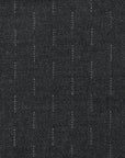 Grey Pinstripe Suiting Flannel 30 - Fabrics4Fashion