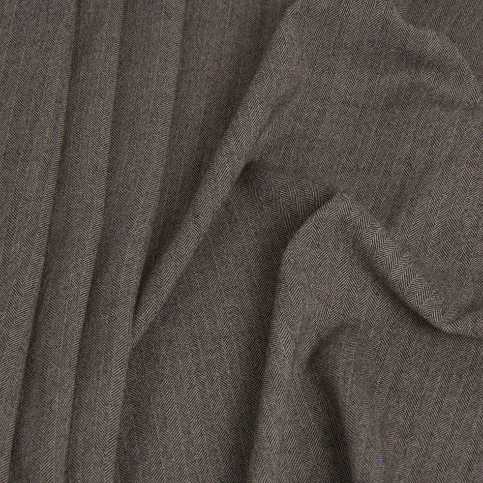Brown Herringbone Tweed 306 - Fabrics4Fashion