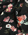 Floral Print Lurex Jersey 3772 - Fabrics4Fashion