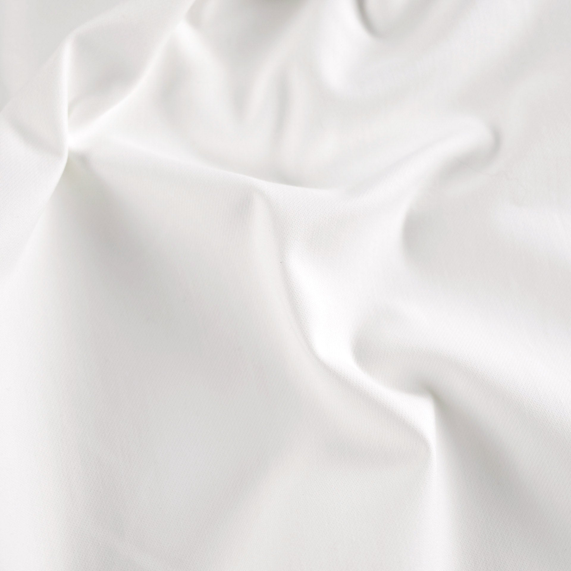 White Bi-Stretch Fabric