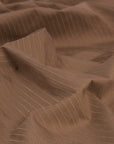 Brown Fancy Poplin 472 - Fabrics4Fashion