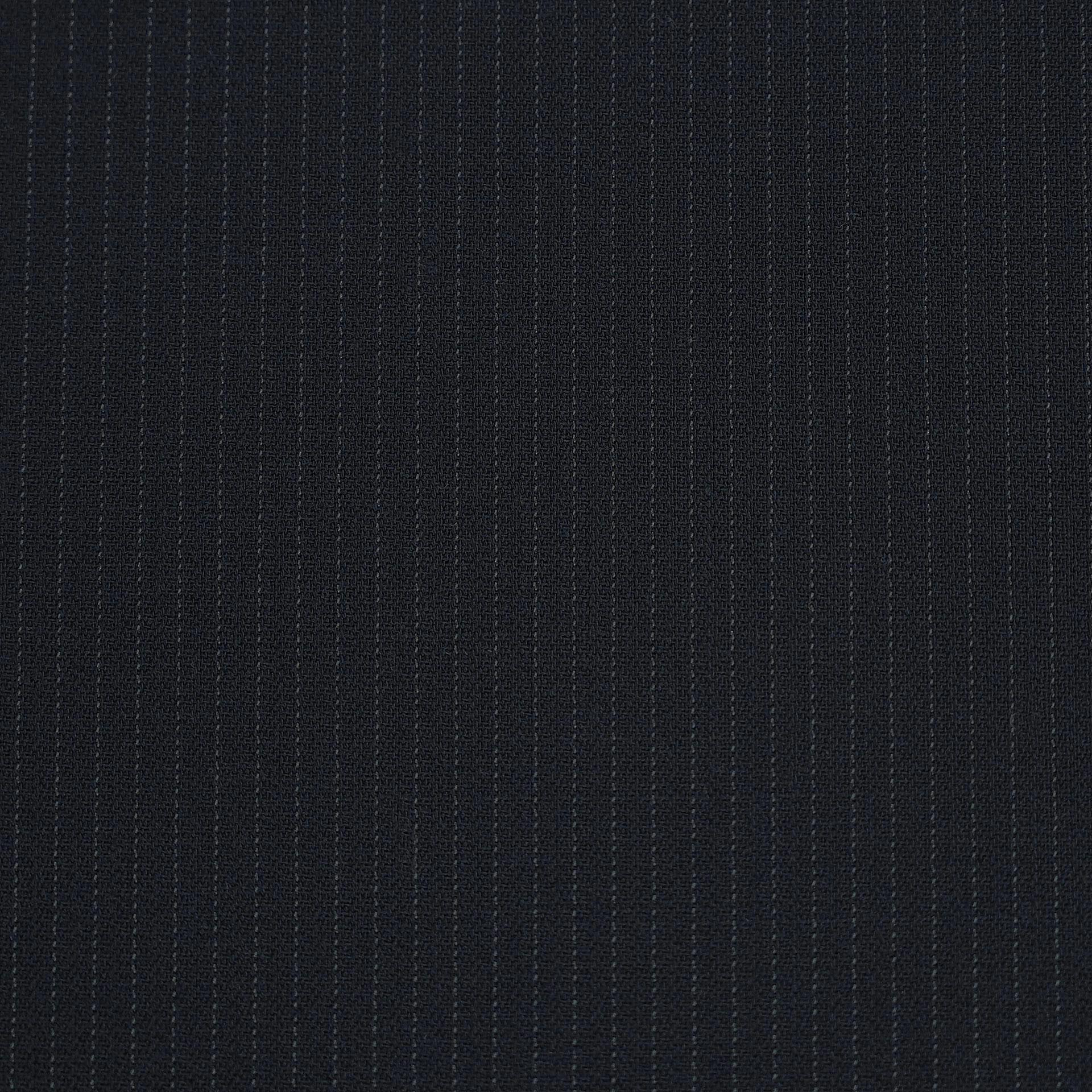 Dark Navy Suiting Pinstripe 4650 - Fabrics4Fashion