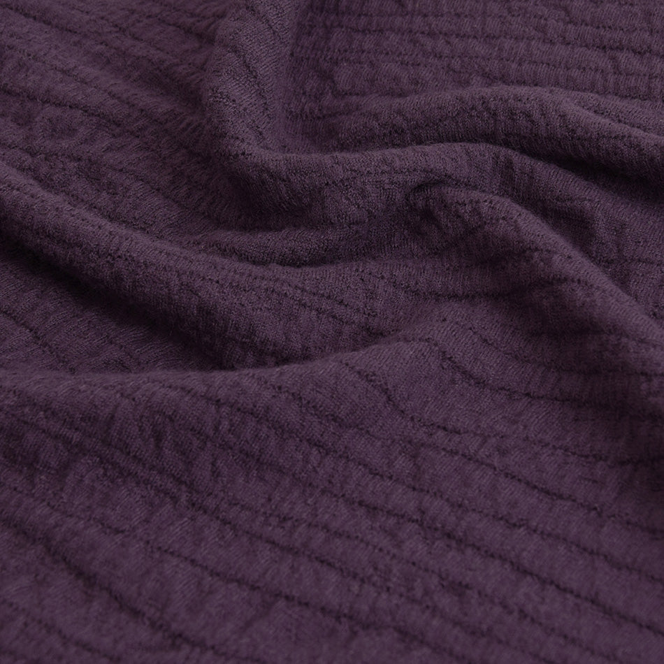 Purple Knit 5261 - Fabrics4Fashion