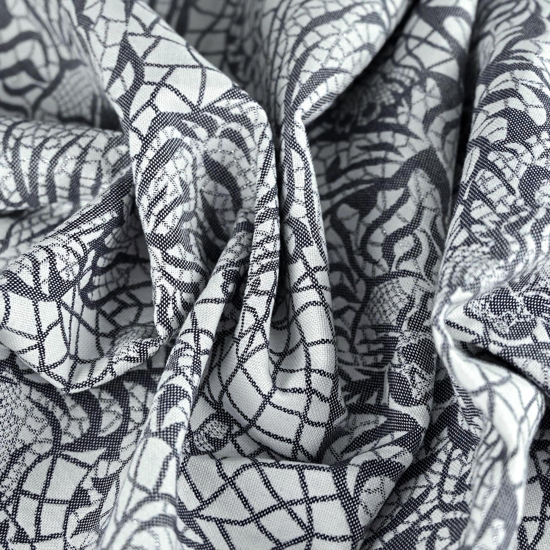 White Navy Tiger Jacquard 5303