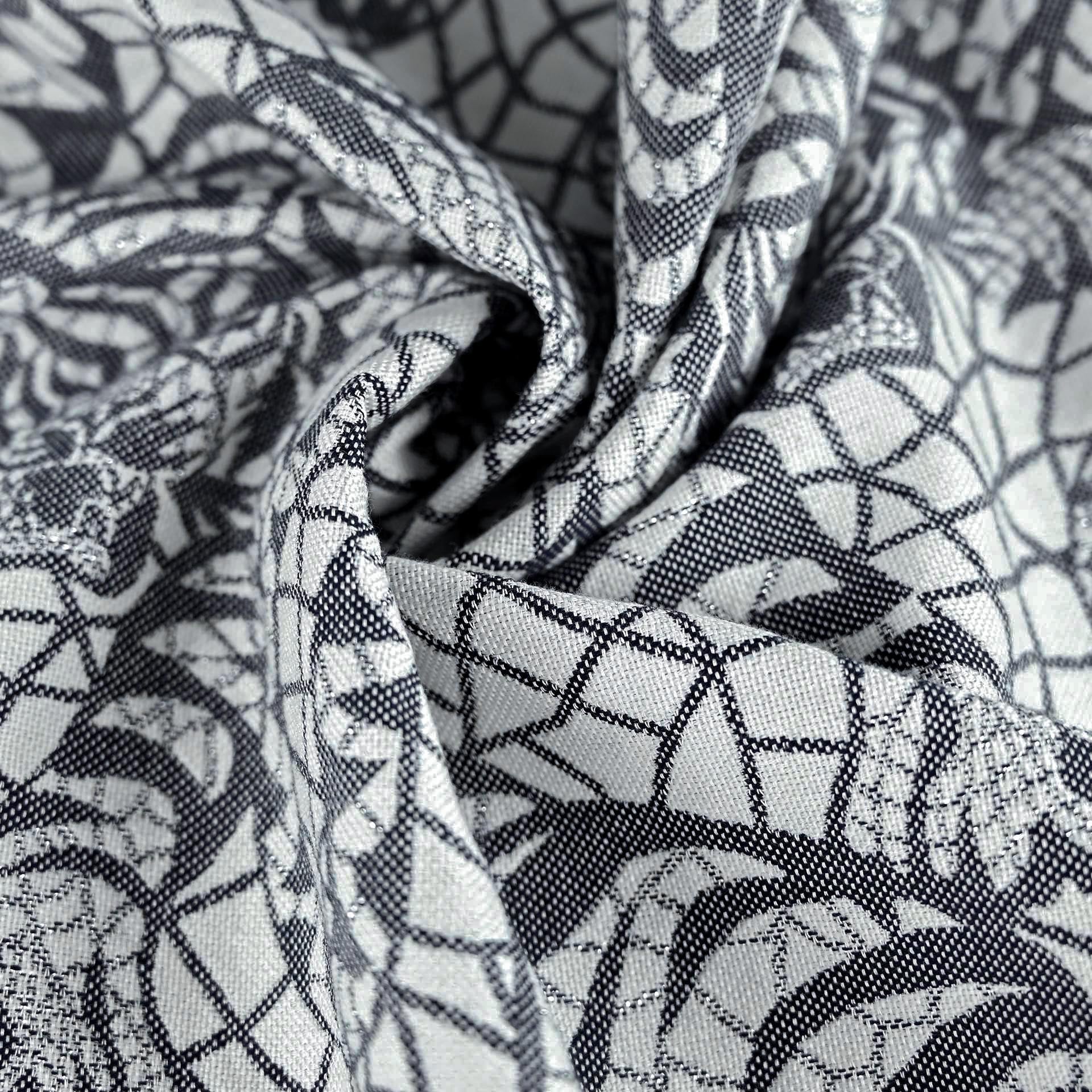 White Navy Tiger Jacquard 5303