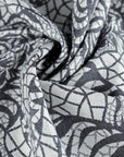 White Navy Tiger Jacquard 5303