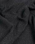Sparkly Silver Black Wool 574 - Fabrics4Fashion