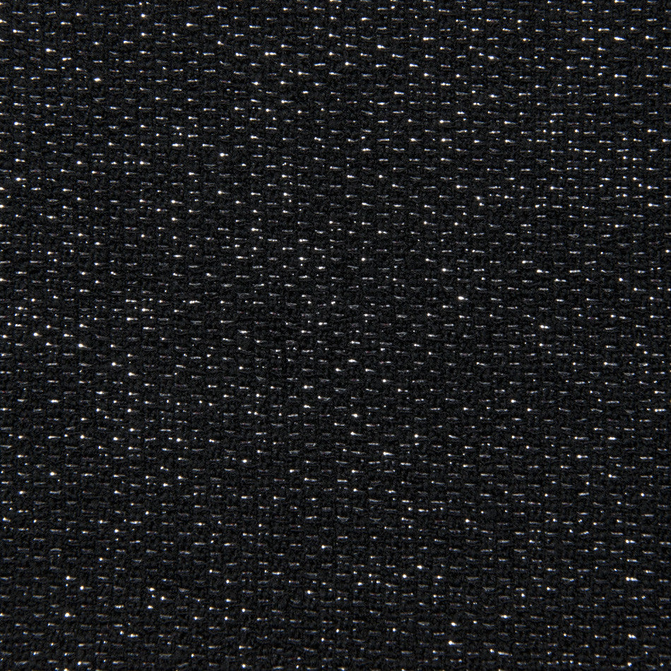 Sparkly Silver Black Wool 574 - Fabrics4Fashion