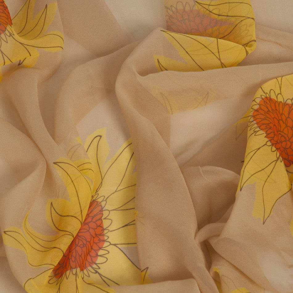 floral silk fabric for dresses Floral Metallic Italian Silk Jacquard