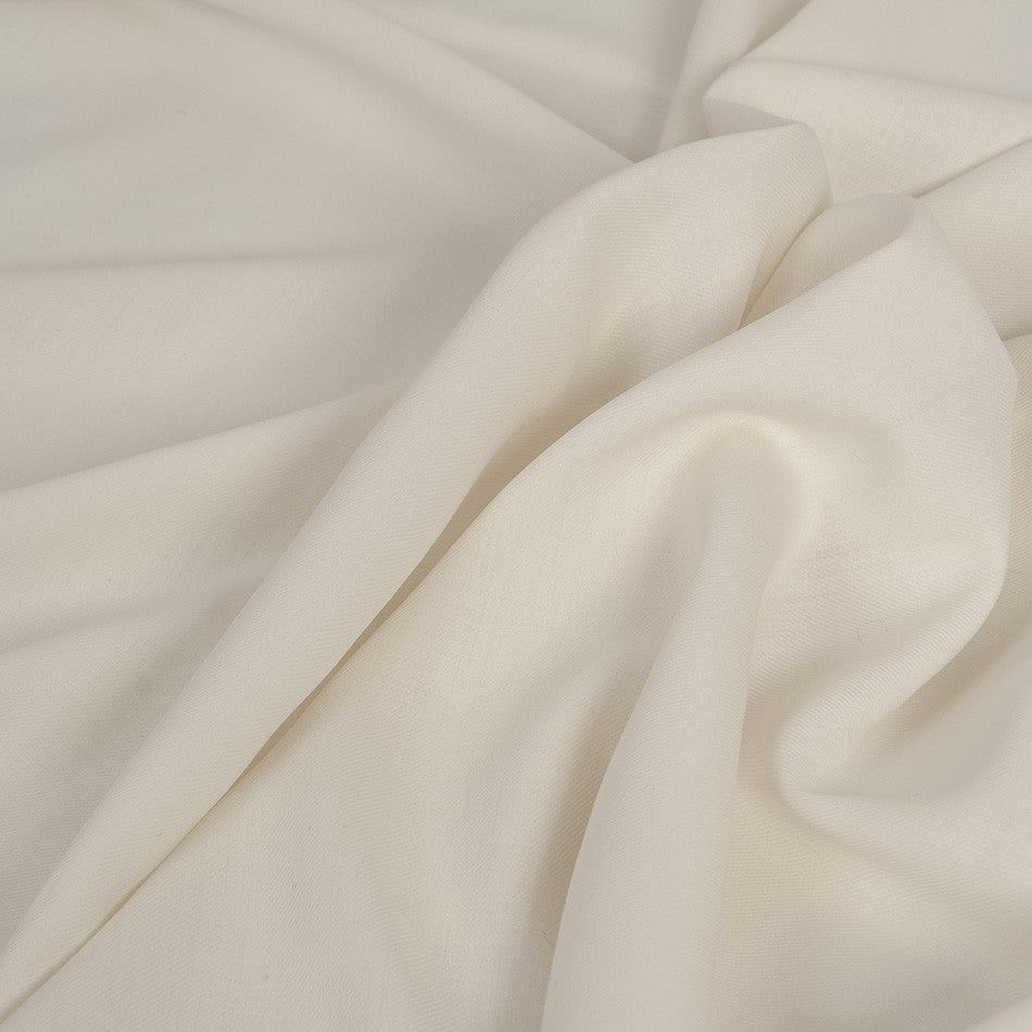 White Lightweight Suiting Fabric 930 - Fabrics4Fashion
