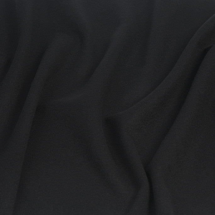 Black Virgin Wool Coating Fabric 963 - Fabrics4Fashion