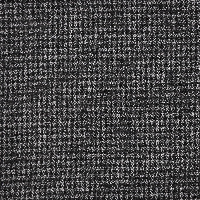 Grey Micro-Motif Tweed 96 - Fabrics4Fashion