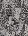 Black / White Faded Floral Jacquard 998 - Fabrics4Fashion