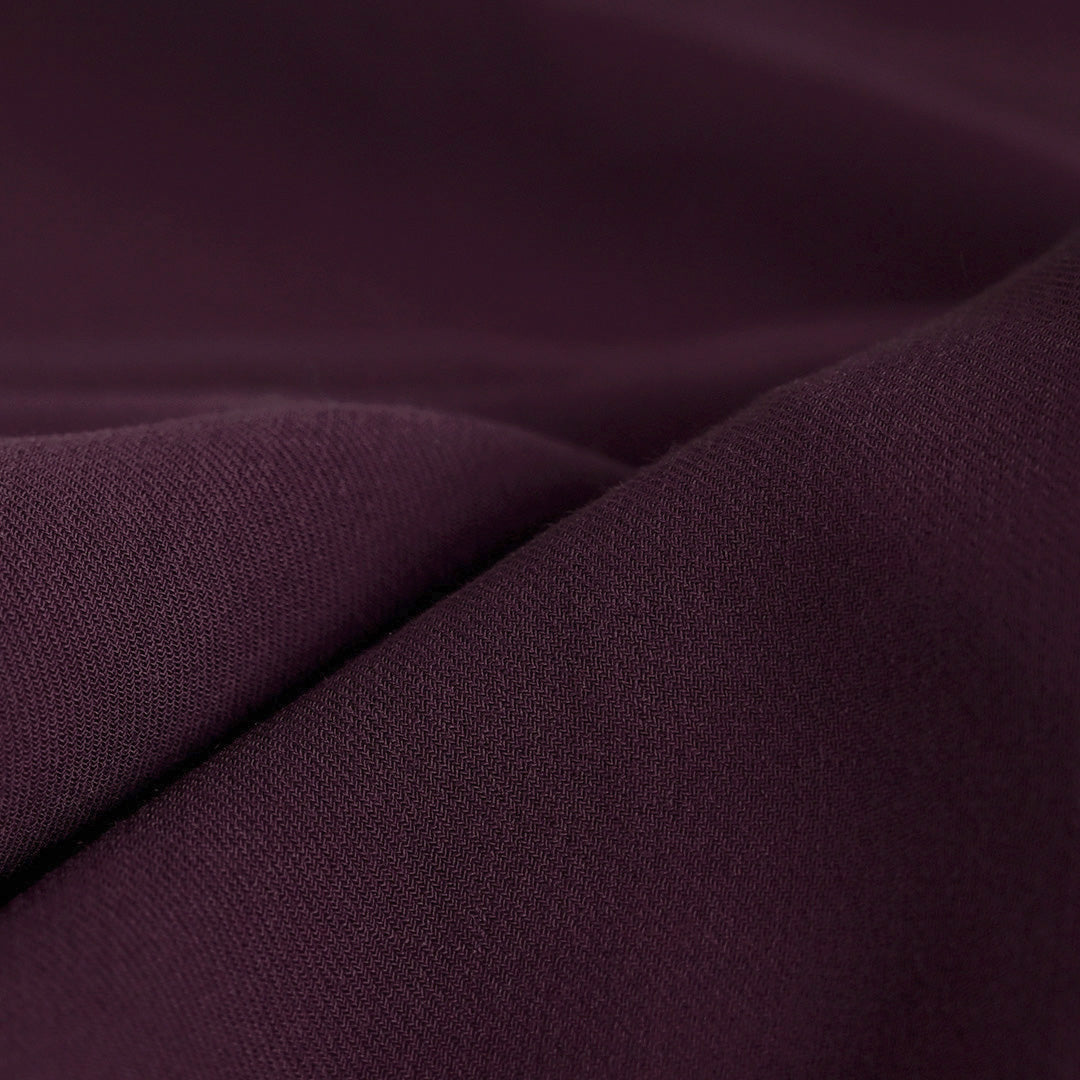 Burgundy Crepe fabric