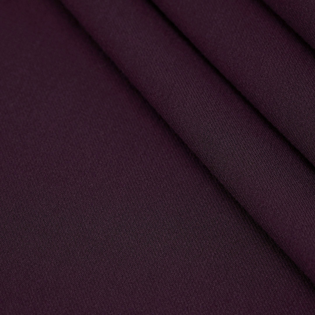 Burgundy Crepe fabric
