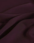 Burgundy Crepe fabric