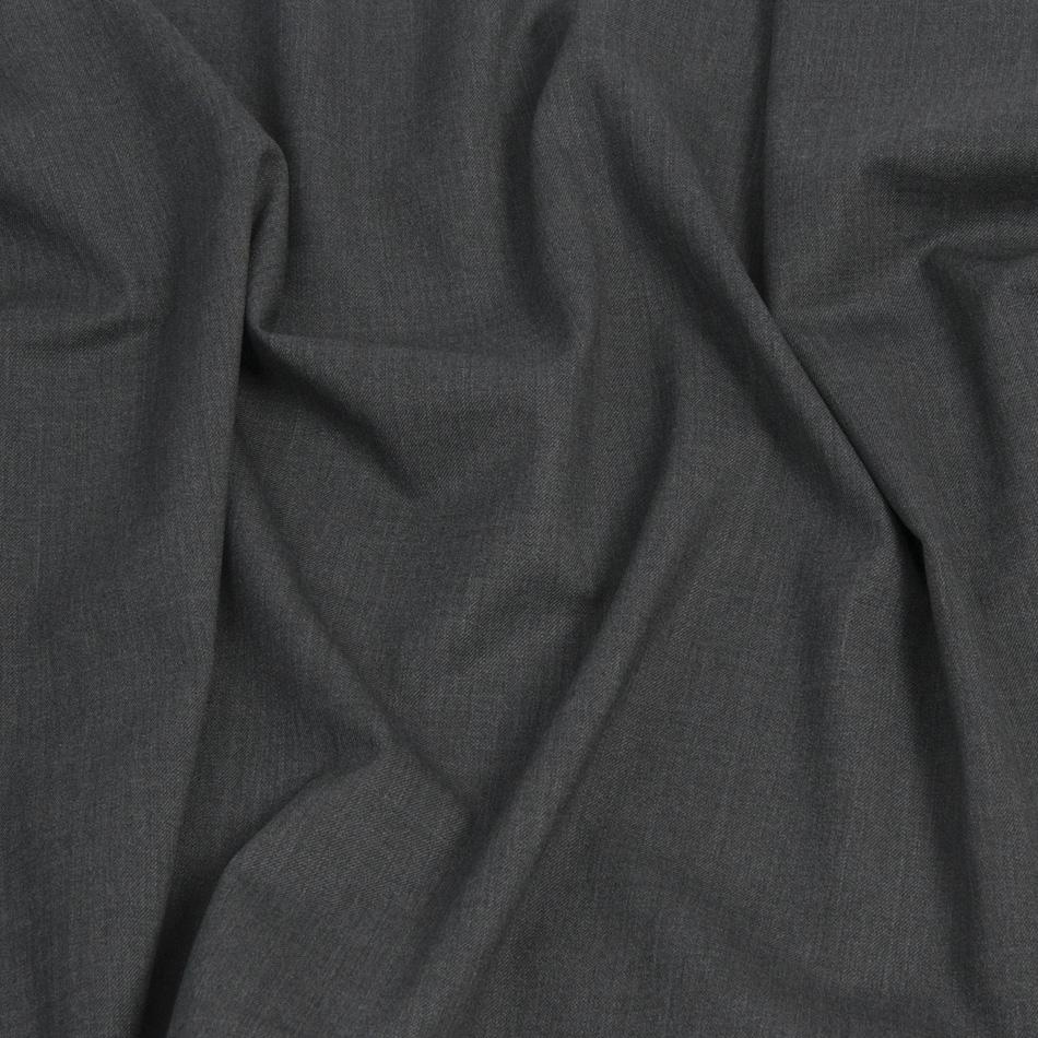 Anthracite Bi-Stretch Suiting Fabric 1245 - Fabrics4Fashion