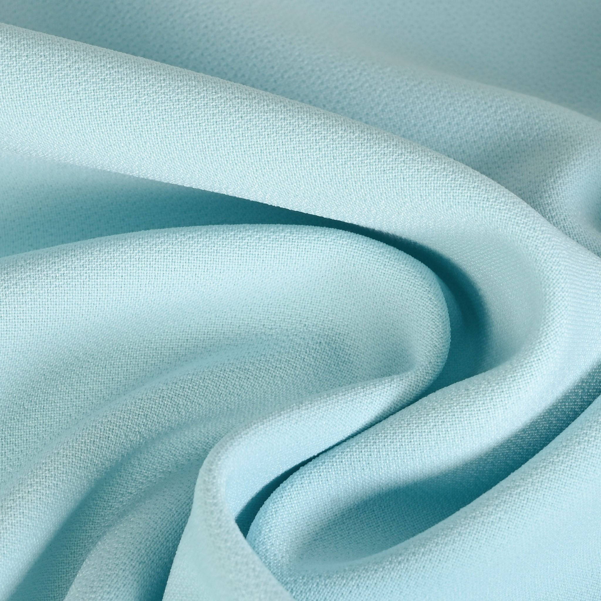 Aqua Blue Double Weave Fabric 4323