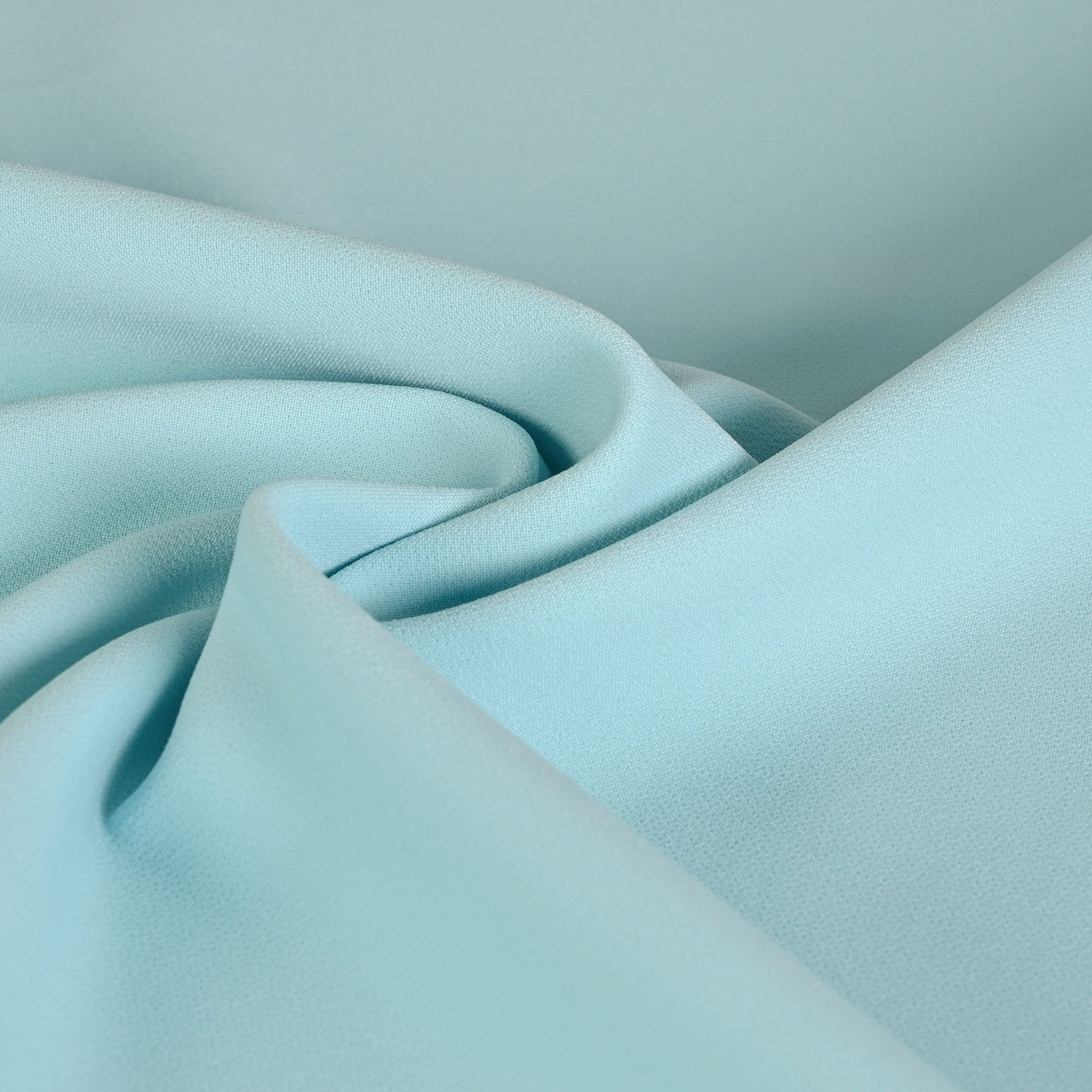 Aqua Blue Double Weave Fabric 4323