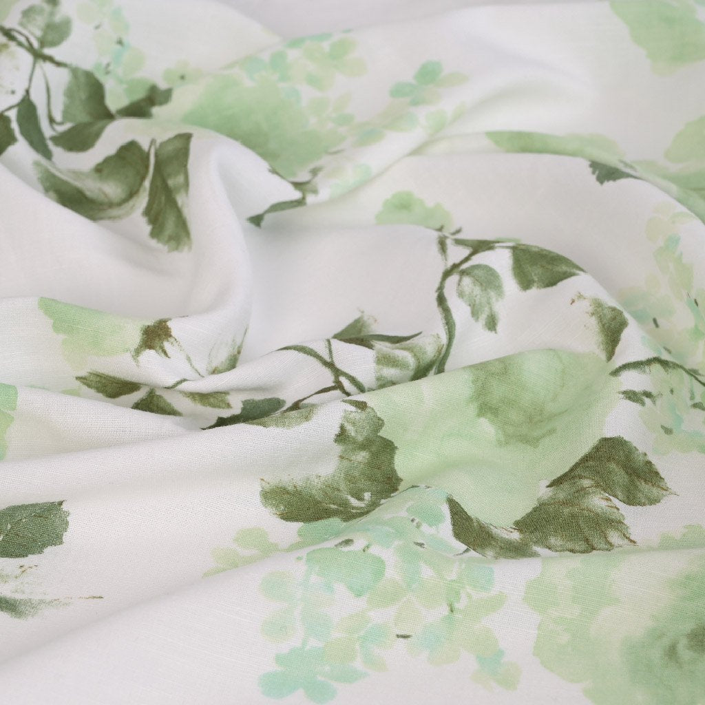 Aqua Green Floral Print 99744 - Fabrics4Fashion
