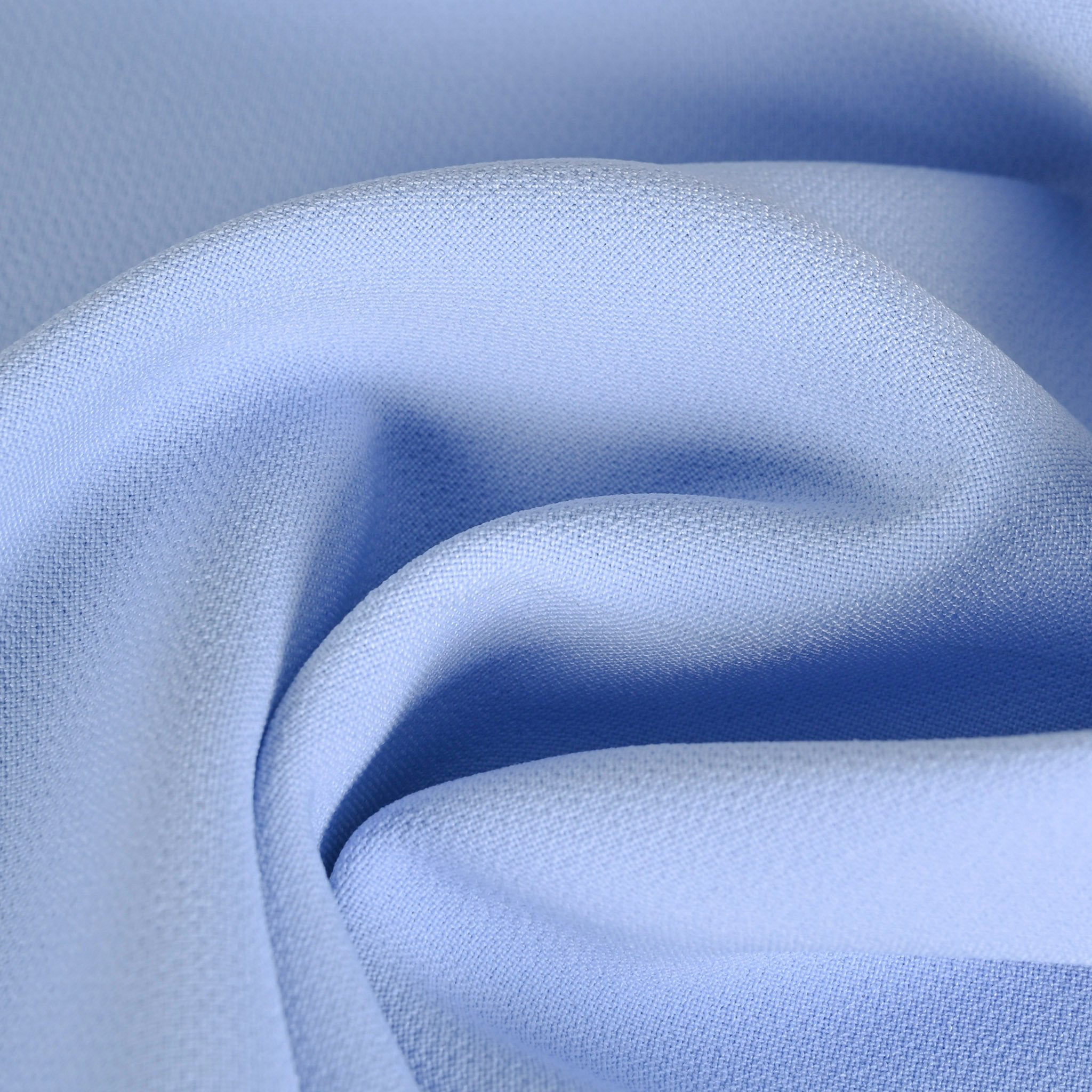 Baby Blue Crepe Fabric 1982