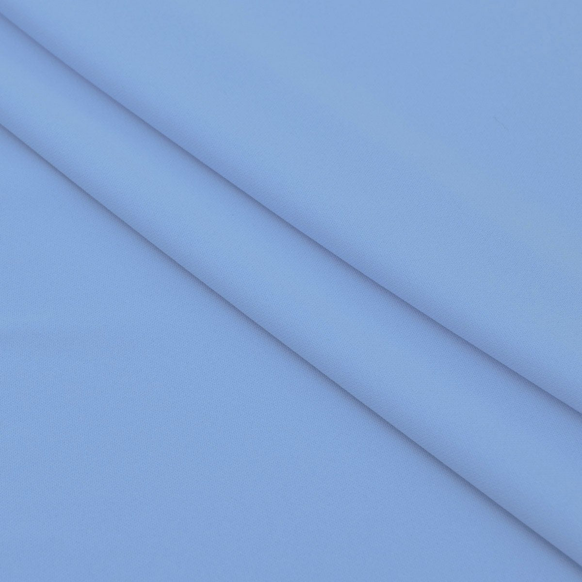 Baby Blue Crepe Fabric 3644