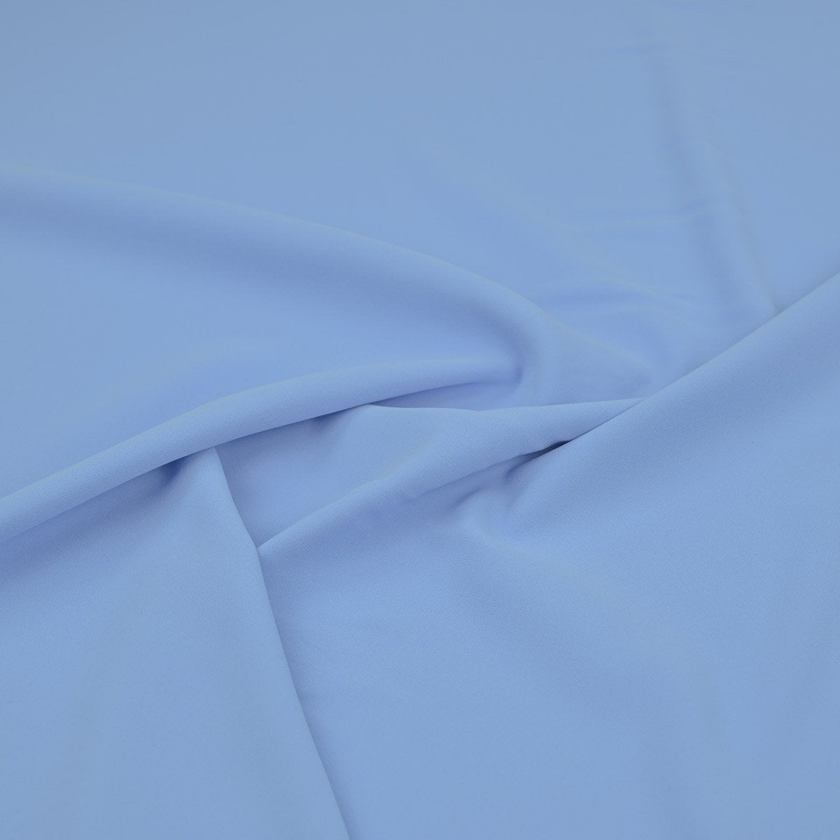 Baby Blue Crepe Fabric 3644