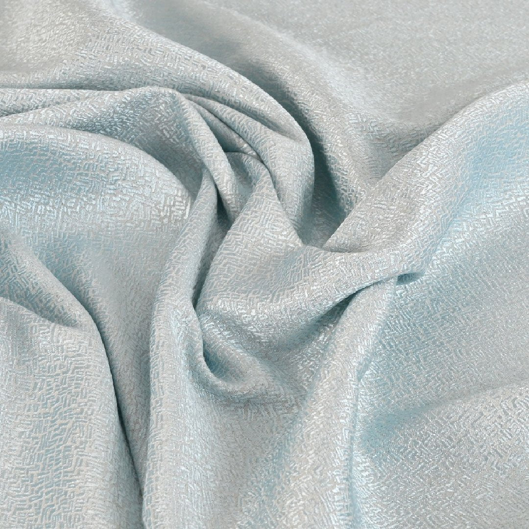 Baby Blue Geometric Jacquard 5281