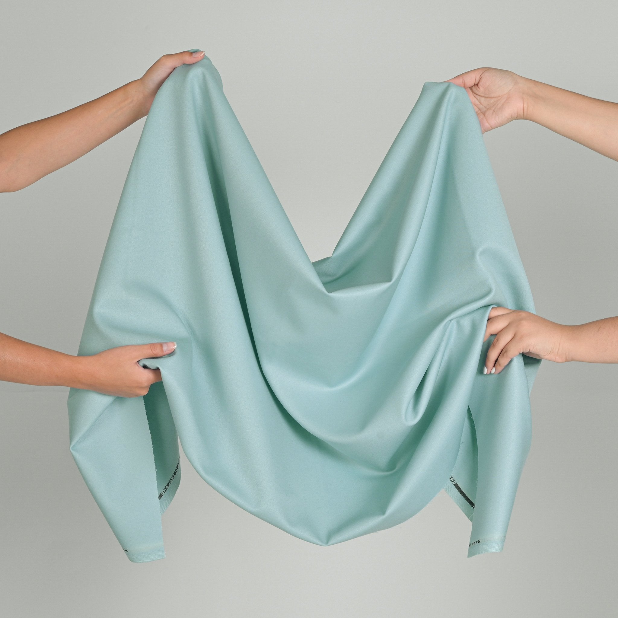 Baby Blue Tropical Wool Fabric 933