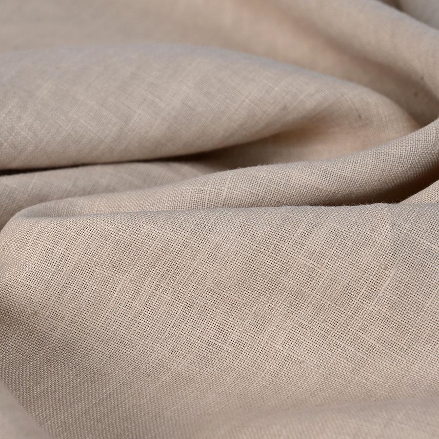 Beige Linen Fabric 99805