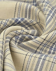 Beige and Blue Coating Fabric 5625