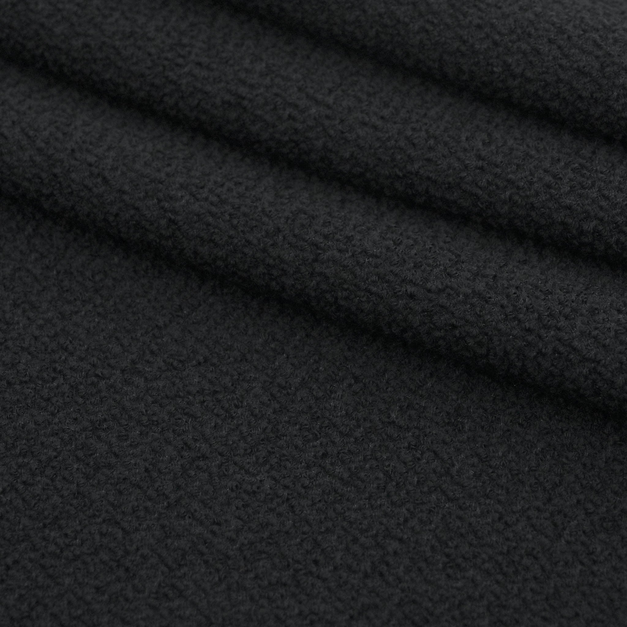Black Bouclé fabric 98791