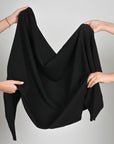 Black Crepe Fabric 2494