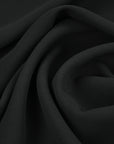 Black Crepe Fabric 6677